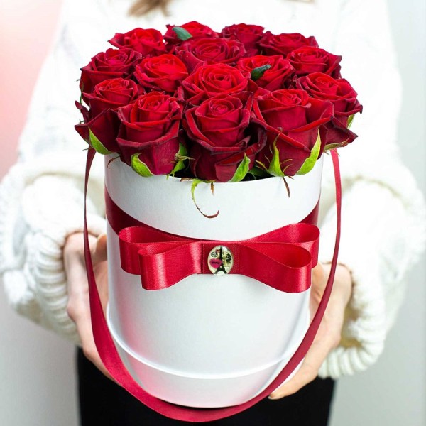 Коробка цветов "Романс"