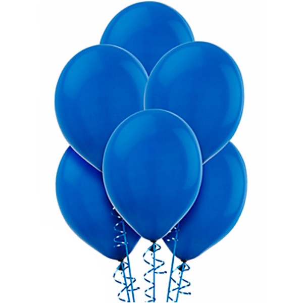 Сині гелієві кульки
